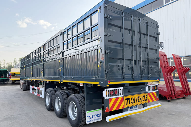 TITAN Fence Semi Trailer for Sale in Kenya - Semi-trailer pengangkut hewan: gambar 1 TITAN Fence Semi Trailer for Sale in Kenya - Semi-trailer pengangkut hewan: gambar 1