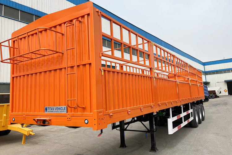 TITAN Fence Trailer for Sale in Saudi Arabia - Semi-trailer pengangkut hewan: gambar 1 TITAN Fence Trailer for Sale in Saudi Arabia - Semi-trailer pengangkut hewan: gambar 1