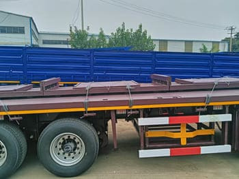 TITAN Semi Truck Flatbed Traile for Sale in Saudi Arabia - Semi-trailer flatbed: gambar 3 TITAN Semi Truck Flatbed Traile for Sale in Saudi Arabia - Semi-trailer flatbed: gambar 3