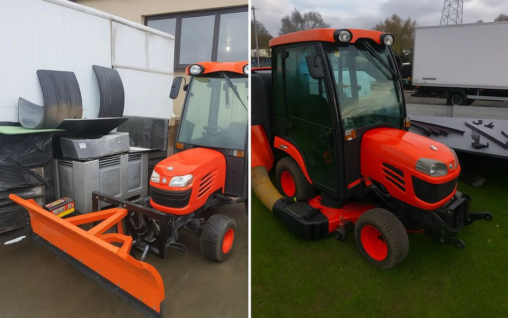 Kubota BX350 4x4 Traktorek komunalny kosiarka pług piaskarka pełen osprzęt - Traktor kota: gambar 1 Kubota BX350 4x4 Traktorek komunalny kosiarka pług piaskarka pełen osprzęt - Traktor kota: gambar 1