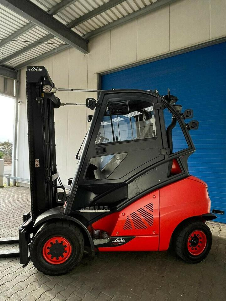 Linde Linde H 50 T - 7.390 h - Seitenschieber/Zinken neu - - Forklift LPG: gambar 1 Linde Linde H 50 T - 7.390 h - Seitenschieber/Zinken neu - - Forklift LPG: gambar 1