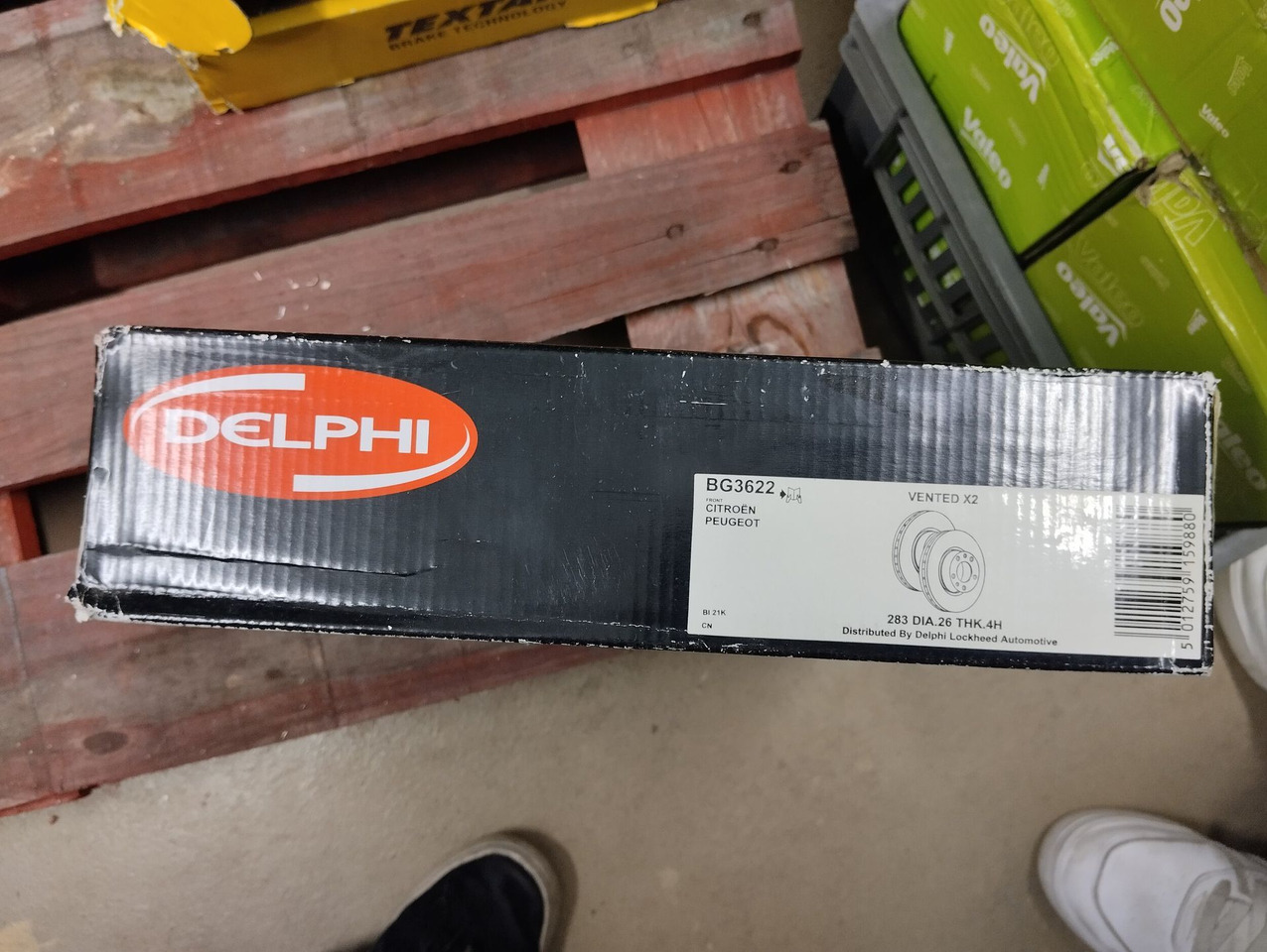 Lot de DISQUES FREIN AVANT - Cakram rem untuk Mobil: gambar 3 Lot de DISQUES FREIN AVANT - Cakram rem untuk Mobil: gambar 3
