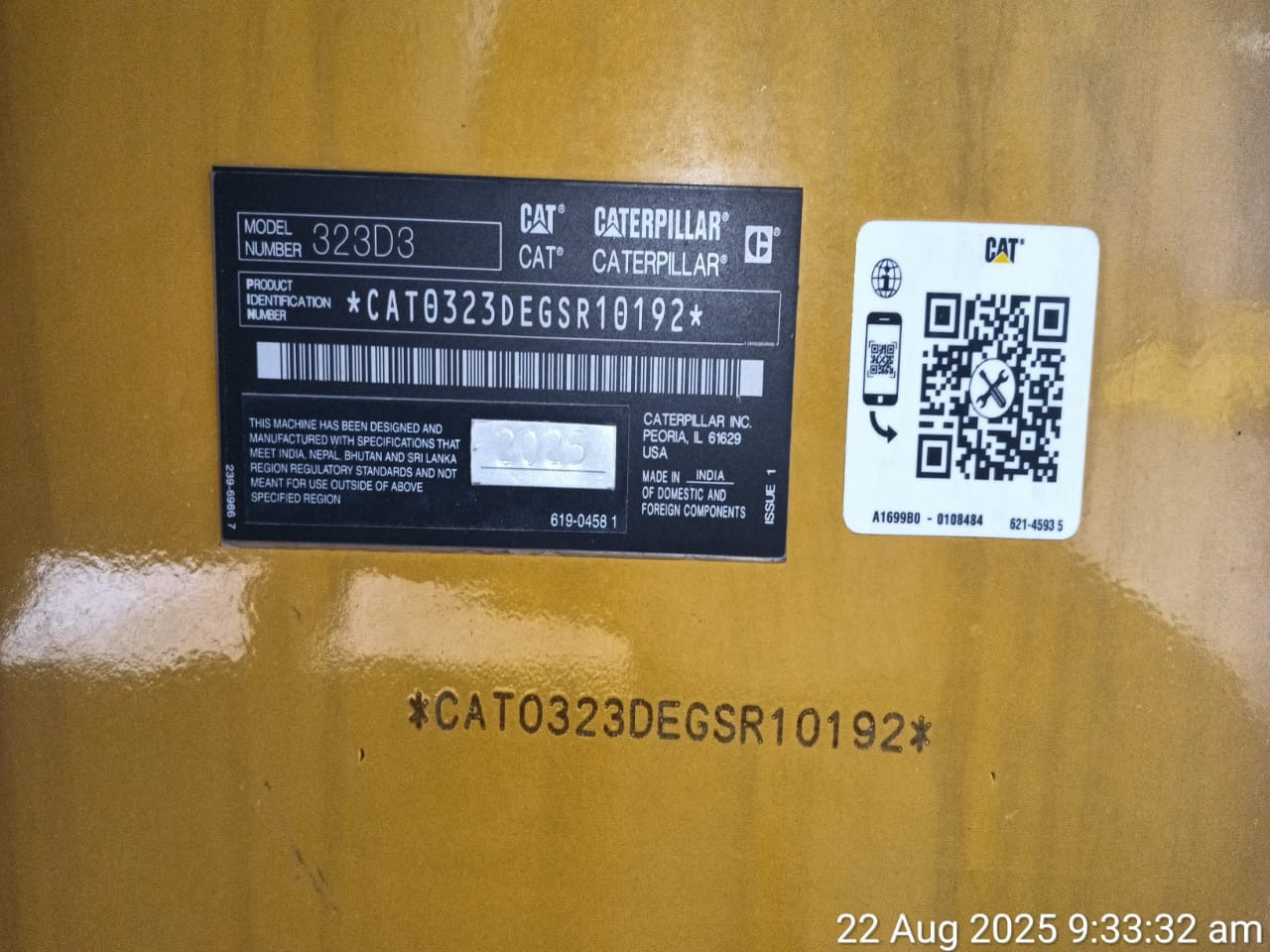 CATERPILLAR 323D3 - Ekskavator: gambar 4 CATERPILLAR 323D3 - Ekskavator: gambar 4