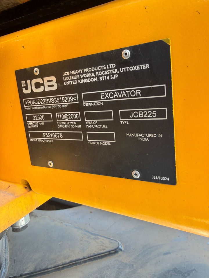 JCB 225 - Ekskavator: gambar 3 JCB 225 - Ekskavator: gambar 3