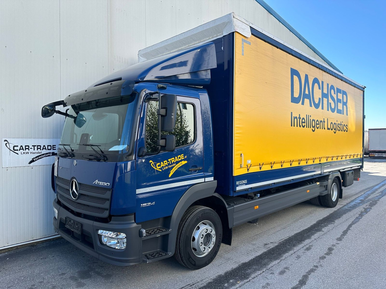 Mercedes-Benz Atego 1524 LBW - Truk dengan terpal samping: gambar 1 Mercedes-Benz Atego 1524 LBW - Truk dengan terpal samping: gambar 1