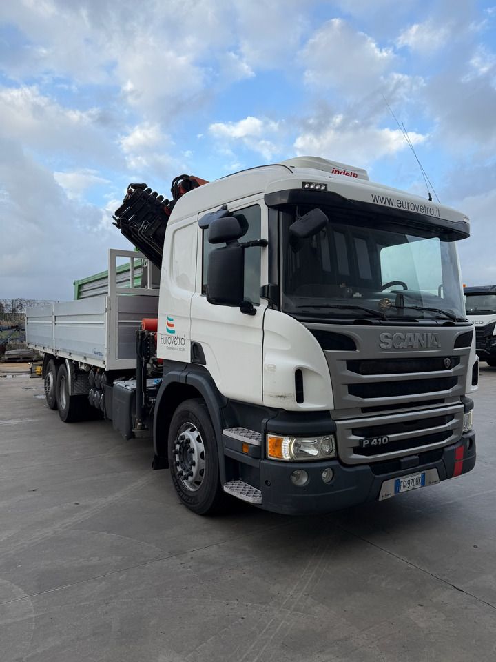 SCANIA P410, CASSONE MANTELLA E GRU PALFINGER - Truk derek: gambar 4 SCANIA P410, CASSONE MANTELLA E GRU PALFINGER - Truk derek: gambar 4
