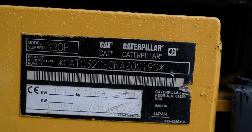 Caterpillar cat 320EL - Ekskavator perayap: gambar 5 Caterpillar cat 320EL - Ekskavator perayap: gambar 5