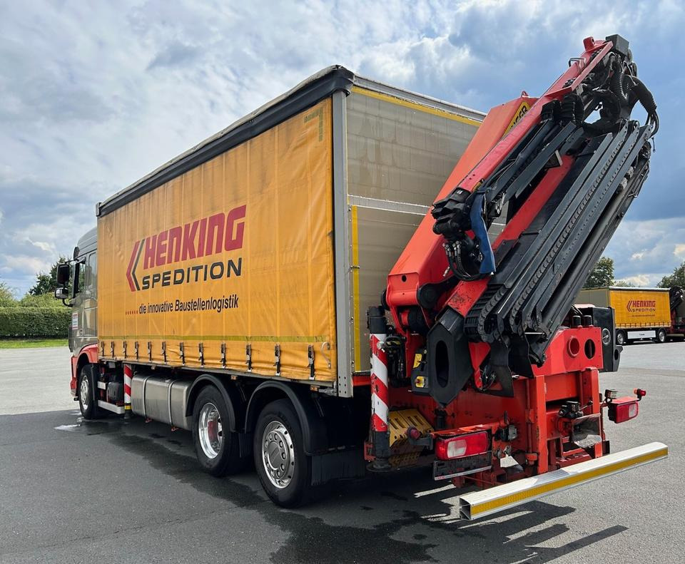 DAF DAF XF 460 FAN + PALFINGER + 16mtr + Lenkachse + EURO 6 - Truk dengan terpal samping, Truk derek: gambar 4 DAF DAF XF 460 FAN + PALFINGER + 16mtr + Lenkachse + EURO 6 - Truk dengan terpal samping, Truk derek: gambar 4