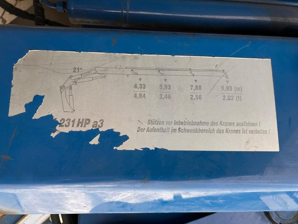 Truk flatbed, Truk derek DAF XF 460 FAN + MKG + 10mtr 2to + Lenkachse + EURO 6: gambar 8 Truk flatbed, Truk derek DAF XF 460 FAN + MKG + 10mtr 2to + Lenkachse + EURO 6: gambar 8