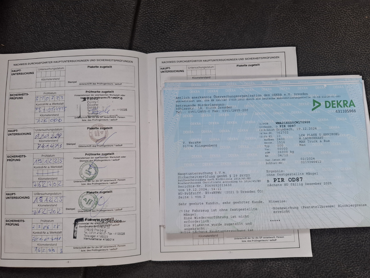 Truk dengan terpal samping MAN TGX 26.440 E5: gambar 39