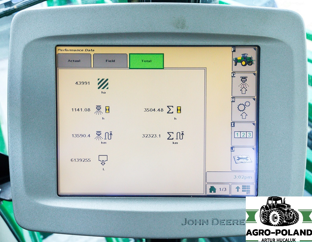 JOHN DEERE 5430 i - 2011 ROK - 36 M - GPS - AUTOPILOT - AUTOTRAC - 1141 h - Penyemprot self-propelled: gambar 5 JOHN DEERE 5430 i - 2011 ROK - 36 M - GPS - AUTOPILOT - AUTOTRAC - 1141 h - Penyemprot self-propelled: gambar 5