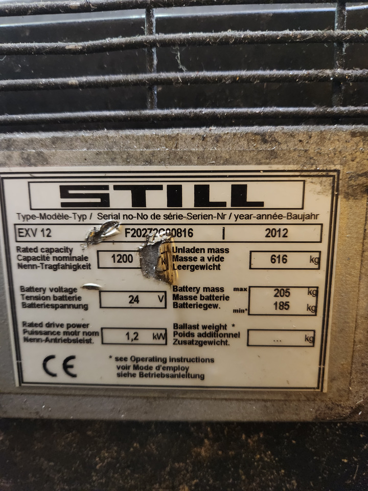 STILL EXV12 - Penumpuk: gambar 4 STILL EXV12 - Penumpuk: gambar 4