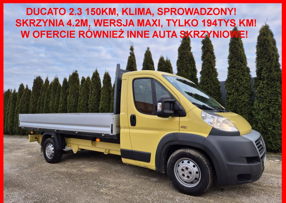Fiat DUCATO 2.3 MultiJet 150KM - Van flatbed: gambar 1 Fiat DUCATO 2.3 MultiJet 150KM - Van flatbed: gambar 1