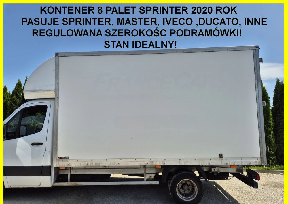 Kontener 8 palet Sprinter 2020, regulowana szerokość podramówki, Iveco, Ducato, Master, Inne, stan idealny! - Tukar tubuh box: gambar 1 Kontener 8 palet Sprinter 2020, regulowana szerokość podramówki, Iveco, Ducato, Master, Inne, stan idealny! - Tukar tubuh box: gambar 1
