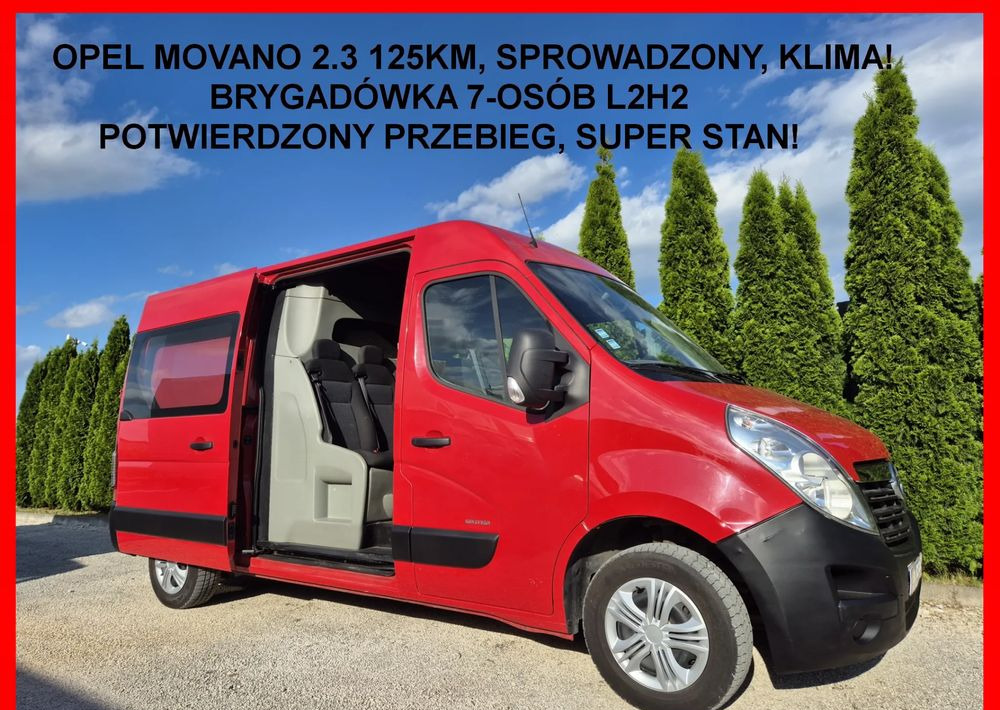 Opel Movano 2.3 125KM L2H2 Dubel Kabina - Van kombi: gambar 1 Opel Movano 2.3 125KM L2H2 Dubel Kabina - Van kombi: gambar 1