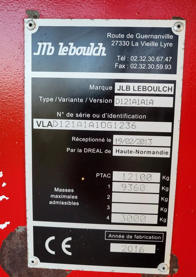 Leboulch HVS 51S12 - Penyebar kotoran: gambar 5 Leboulch HVS 51S12 - Penyebar kotoran: gambar 5