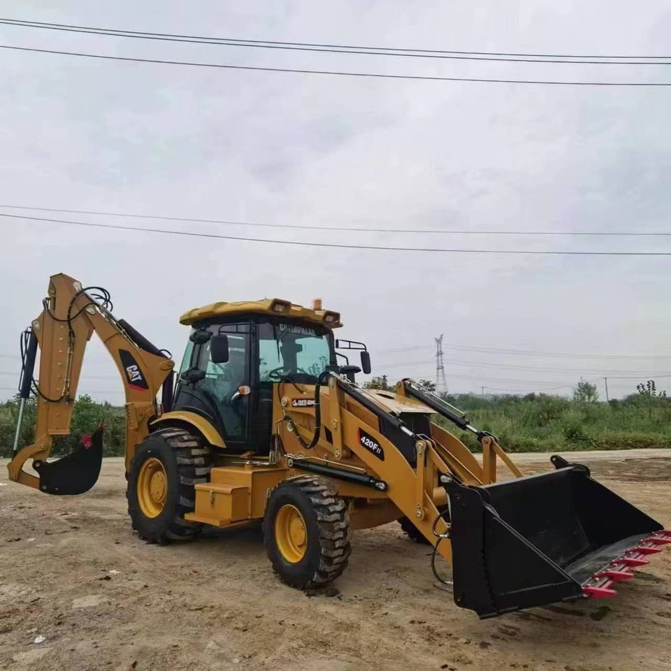 CATERPILLAR 420F backhoe loader stock new low hour jcb TLB - Backhoe loader: gambar 1 CATERPILLAR 420F backhoe loader stock new low hour jcb TLB - Backhoe loader: gambar 1