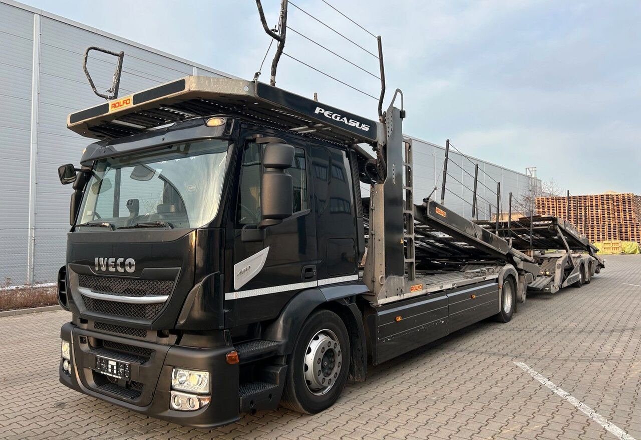 IVECO Stralis 460 + car transporter trailer - Truk pengangkut mobil: gambar 1 IVECO Stralis 460 + car transporter trailer - Truk pengangkut mobil: gambar 1