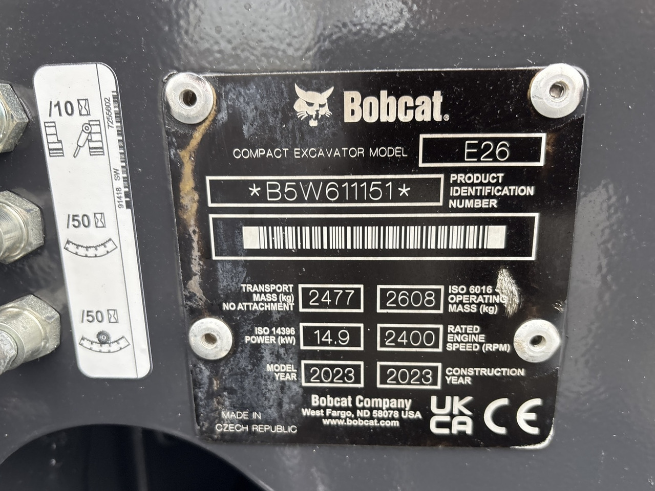 BOBCAT E26 - Ekskavator mini: gambar 5 BOBCAT E26 - Ekskavator mini: gambar 5