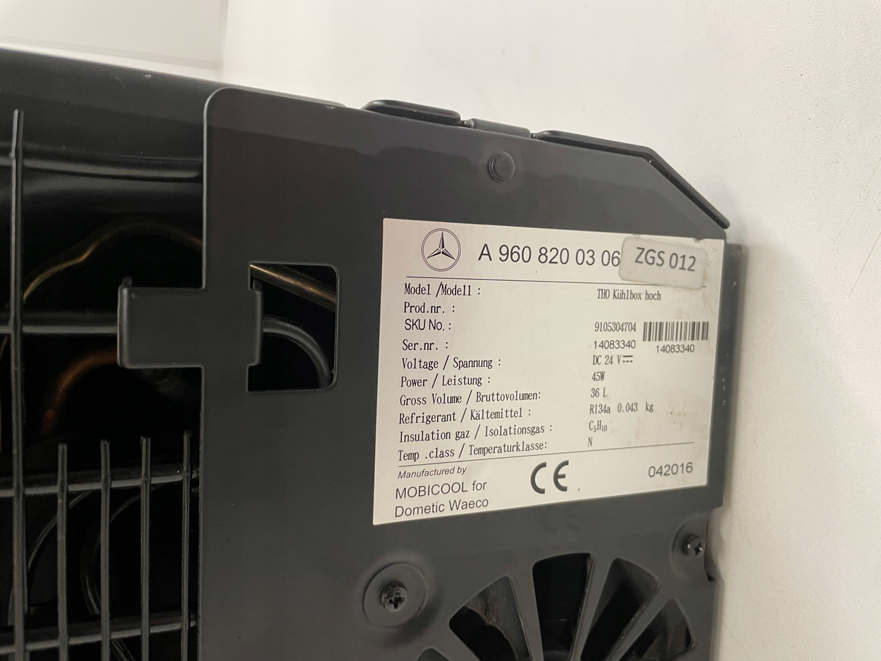 LODÓWKA CHŁODZIARKA MERCEDES ACTROS MP4 MP 4 A9608200306 - Kabin dan interior untuk Truk: gambar 4 LODÓWKA CHŁODZIARKA MERCEDES ACTROS MP4 MP 4 A9608200306 - Kabin dan interior untuk Truk: gambar 4