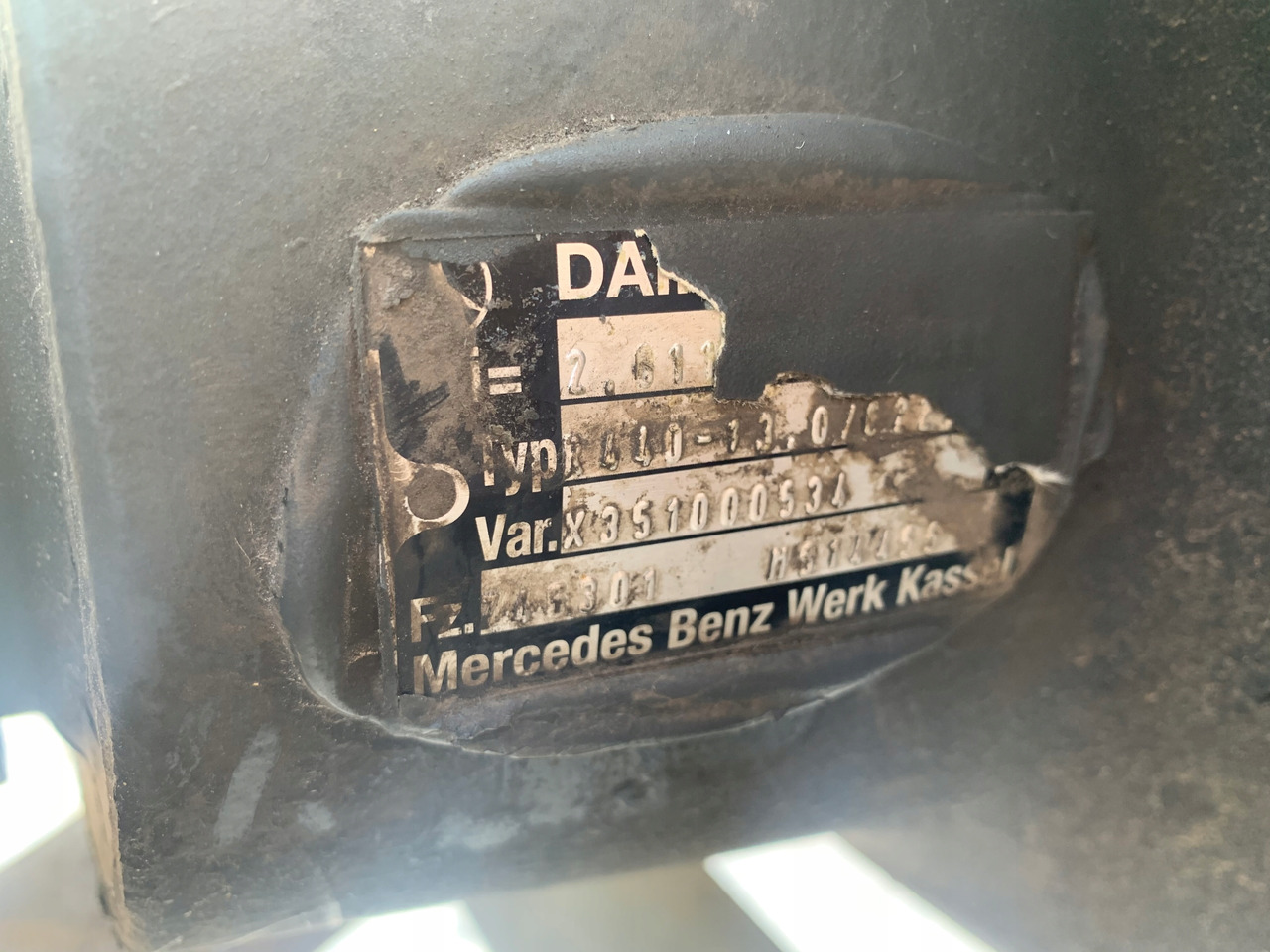 TYLNI MOST DYFER MERCEDES ACTROS MP4 R440 2,227 - As roda depan untuk Truk: gambar 3 TYLNI MOST DYFER MERCEDES ACTROS MP4 R440 2,227 - As roda depan untuk Truk: gambar 3