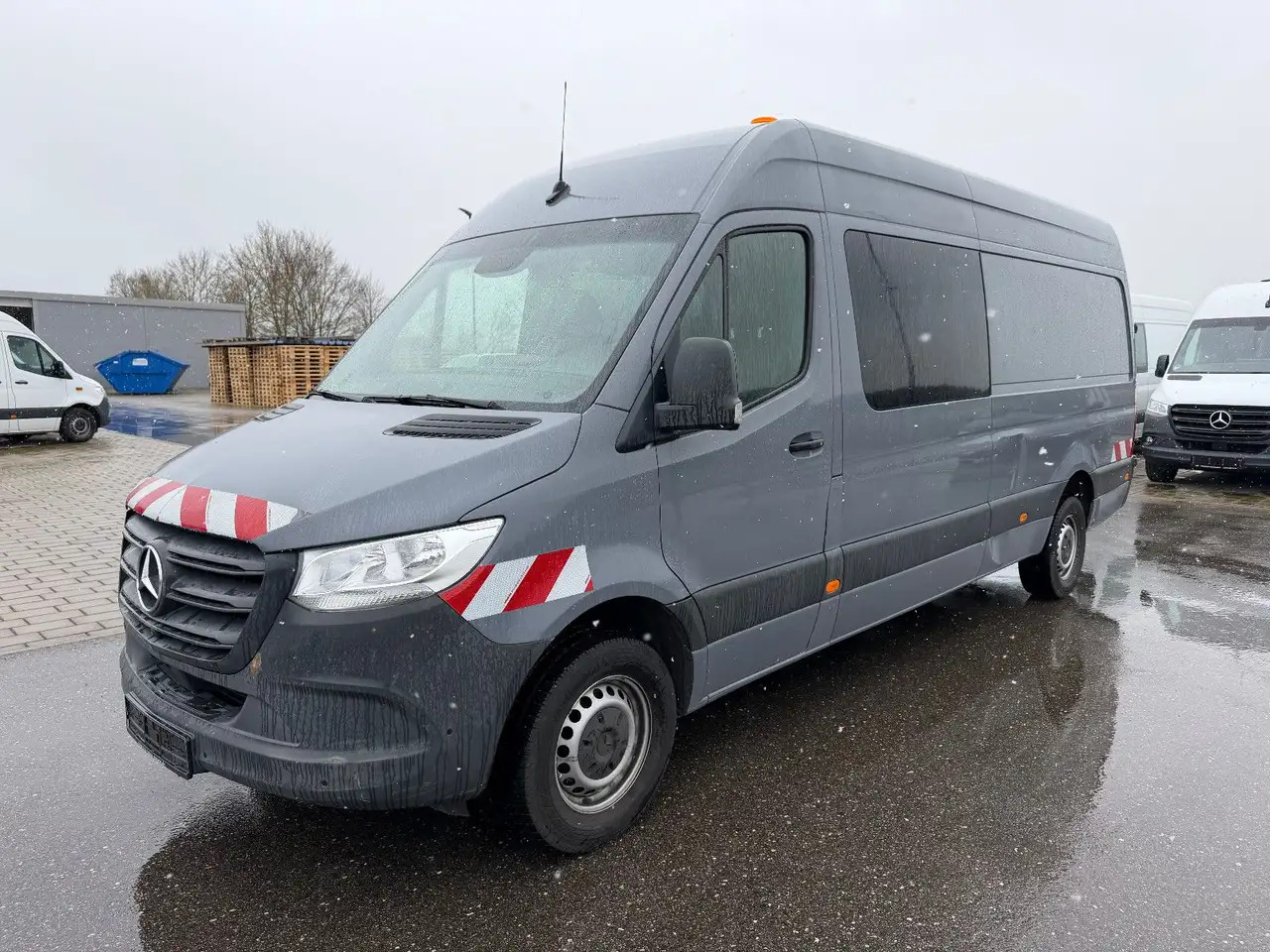 Mercedes-Benz Sprinter 319 CDI Maxi Mixto Lang Hoch Klima AHK - Van panel, Van kombi: gambar 1 Mercedes-Benz Sprinter 319 CDI Maxi Mixto Lang Hoch Klima AHK - Van panel, Van kombi: gambar 1