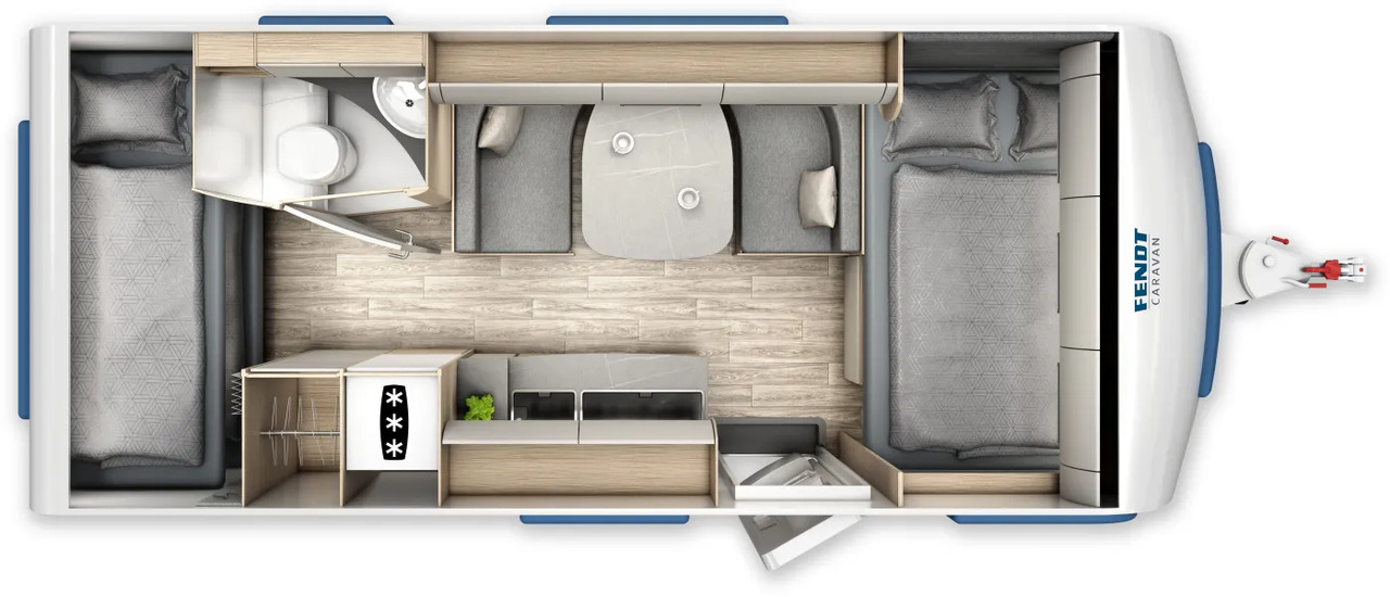 Fendt Bianco Activ 515 SKF GFK, Shower- + Safety-Paket - Karavan: gambar 2 Fendt Bianco Activ 515 SKF GFK, Shower- + Safety-Paket - Karavan: gambar 2