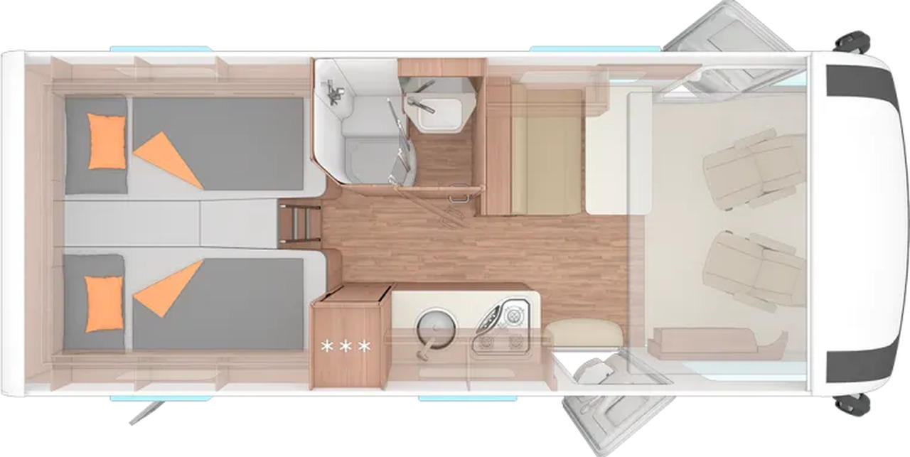 Wohnmobil Weinsberg CaraCore 650 MEG AUGTI Sitze - Mobil rumah terintegrasi: gambar 2 Wohnmobil Weinsberg CaraCore 650 MEG AUGTI Sitze - Mobil rumah terintegrasi: gambar 2