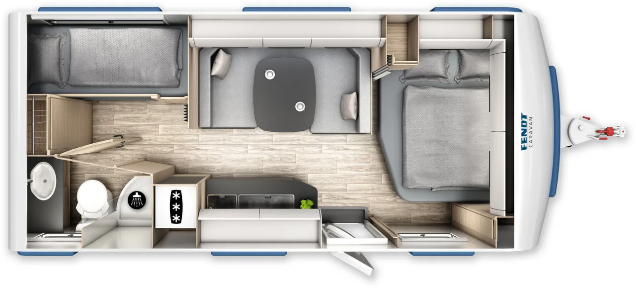 Wohnwagen Fendt Apero Activ 560 SKM neues Modell - Karavan: gambar 2 Wohnwagen Fendt Apero Activ 560 SKM neues Modell - Karavan: gambar 2