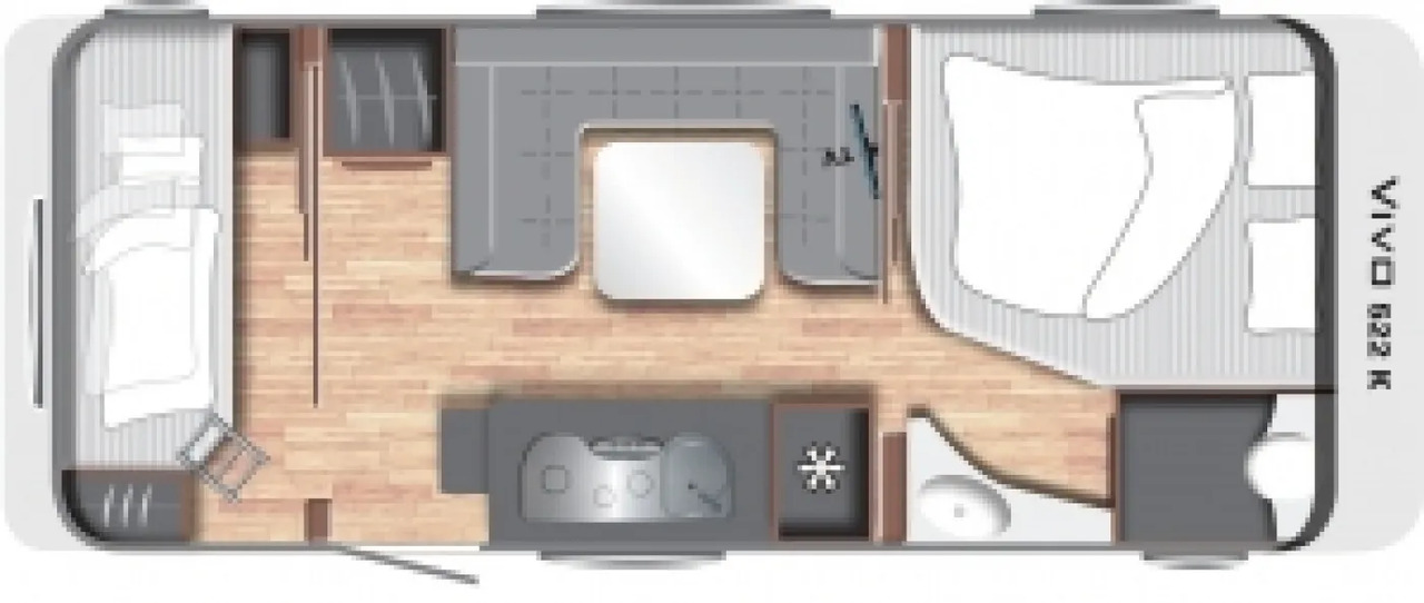 Wohnwagen LMC Vivo 522 K - Karavan: gambar 2 Wohnwagen LMC Vivo 522 K - Karavan: gambar 2