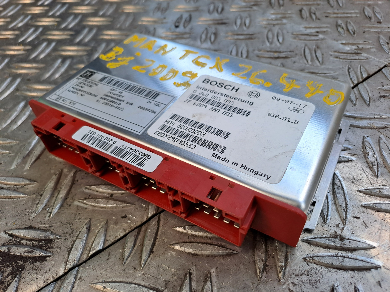 Gebrauchtes MAN TGX 26.440 Steuergerät Intarder, Artikel - Nr.: 81.25810 - 6023 - ECU untuk Truk: gambar 1 Gebrauchtes MAN TGX 26.440 Steuergerät Intarder, Artikel - Nr.: 81.25810 - 6023 - ECU untuk Truk: gambar 1