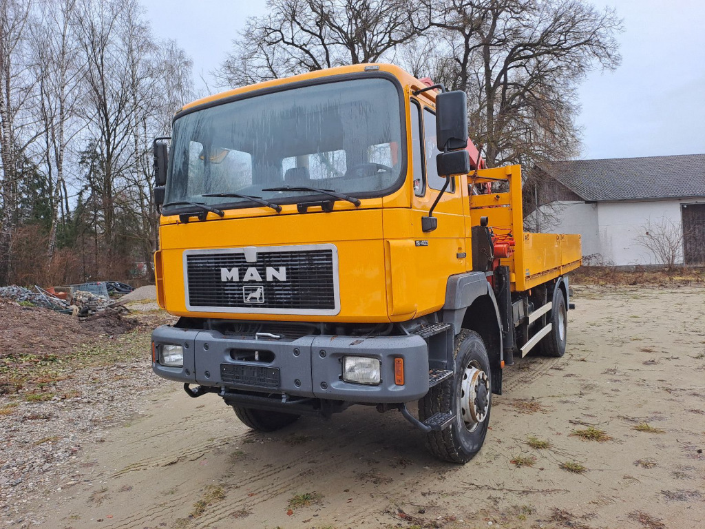 MAN 19.403 Pritsche 4x4 mit Palfingerkran PK 21000 mit Funk - Fernbedienung - Truk derek: gambar 5 MAN 19.403 Pritsche 4x4 mit Palfingerkran PK 21000 mit Funk - Fernbedienung - Truk derek: gambar 5
