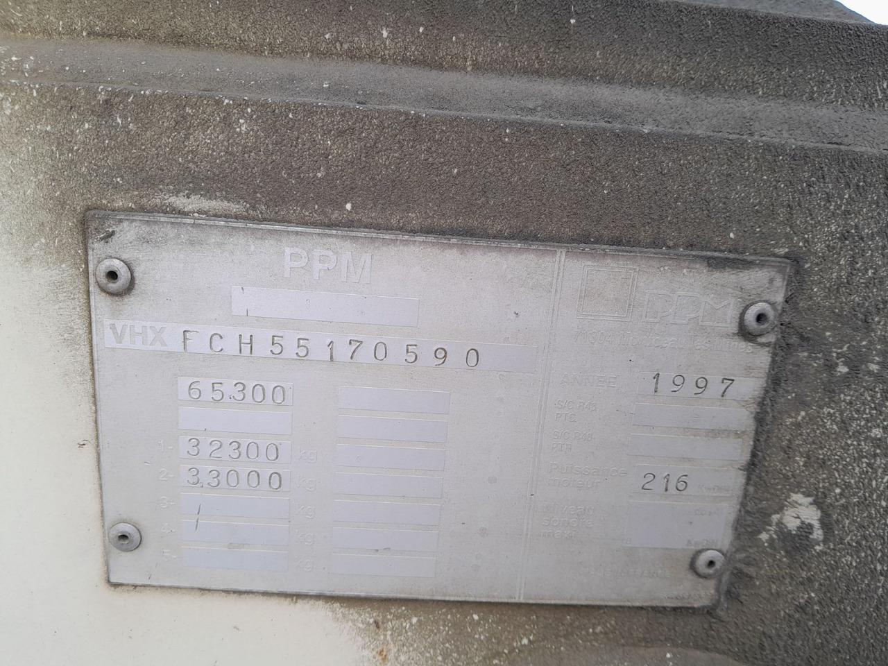 TEREX PPM FCH 55 - Penumpuk jangkauan: gambar 4 TEREX PPM FCH 55 - Penumpuk jangkauan: gambar 4