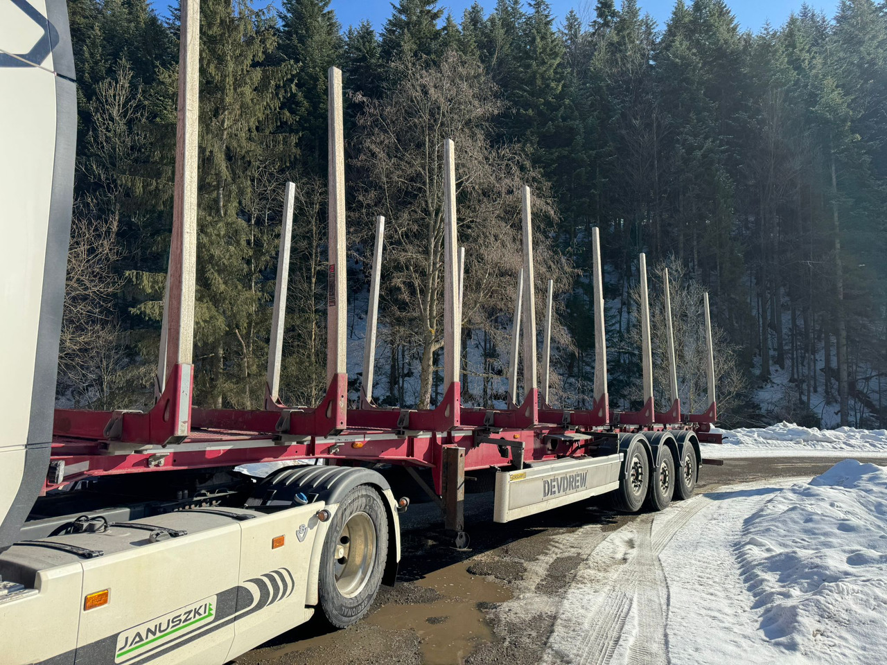 ZASŁAW D651A HOLZ SCANIA VOLVO - Semi-trailer pengangkut kayu: gambar 2 ZASŁAW D651A HOLZ SCANIA VOLVO - Semi-trailer pengangkut kayu: gambar 2