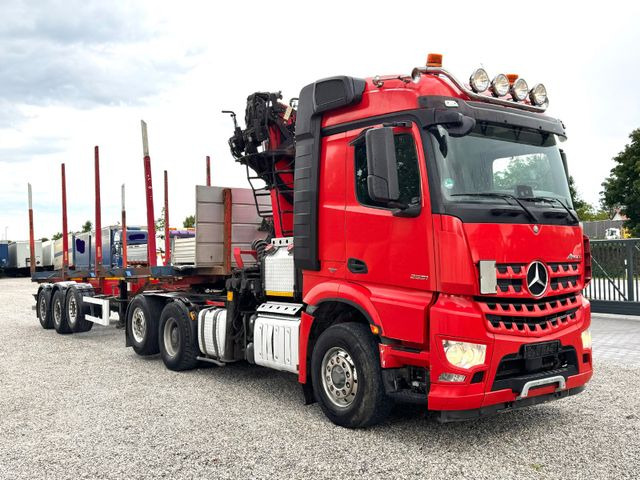 Mercedes-Benz 2651*6x2/4x4*HAD*PALFINGER-KRAN*KOMPLETTZUG*LENK - Tractor head, Semi-trailer pengangkut kayu: gambar 1 Mercedes-Benz 2651*6x2/4x4*HAD*PALFINGER-KRAN*KOMPLETTZUG*LENK - Tractor head, Semi-trailer pengangkut kayu: gambar 1