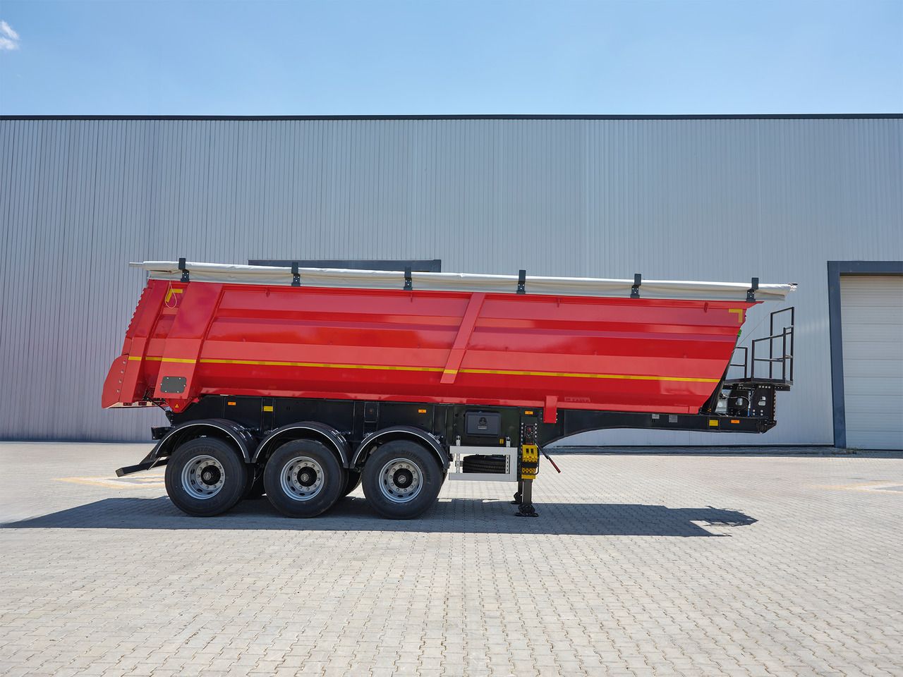 Nükte Trailer 30m3 Half-Pipe Tipper Semi-Trailer (Mechanical Suspension) - Semi-trailer jungkit: gambar 3 Nükte Trailer 30m3 Half-Pipe Tipper Semi-Trailer (Mechanical Suspension) - Semi-trailer jungkit: gambar 3