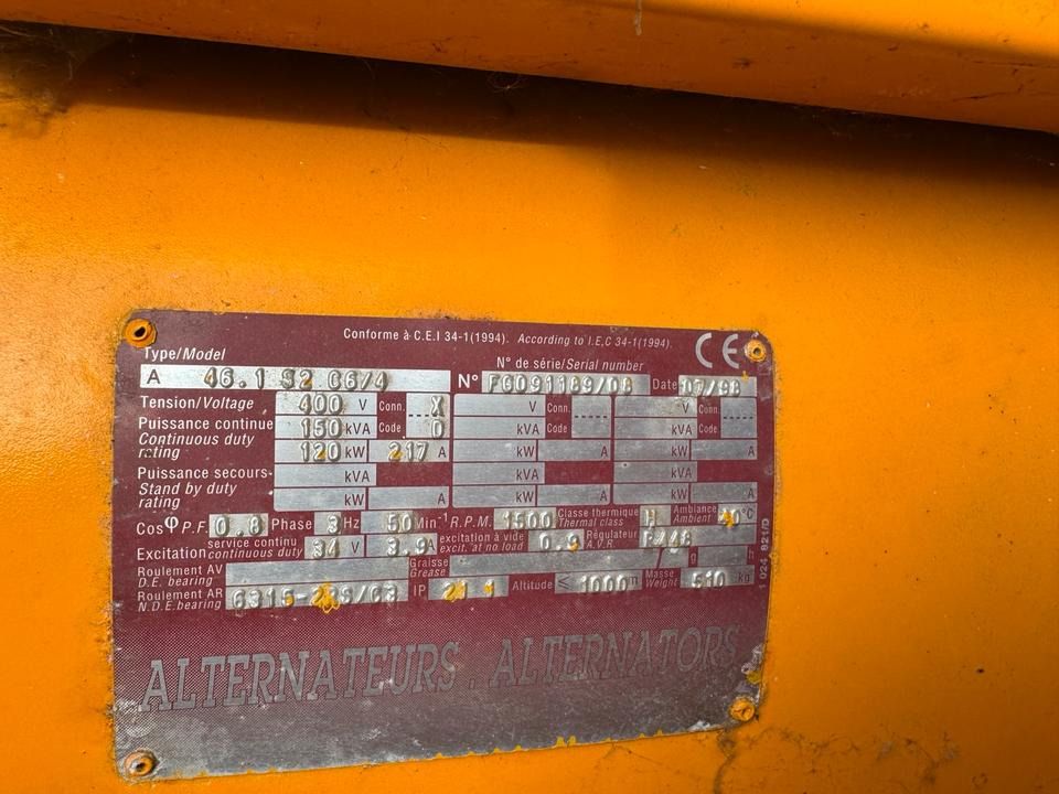 SDMO Cummins 150 KVA Stromerzeuger 150 KVA Generator - Genset: gambar 5 SDMO Cummins 150 KVA Stromerzeuger 150 KVA Generator - Genset: gambar 5