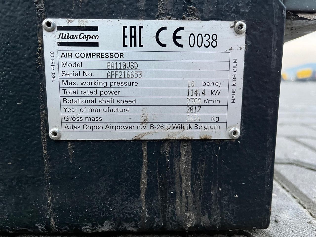 ATLAS COPCO GA 110 VSD - CU TURATIE VARIABILA - 114.4 KW - Kompresor udara: gambar 2 ATLAS COPCO GA 110 VSD - CU TURATIE VARIABILA - 114.4 KW - Kompresor udara: gambar 2