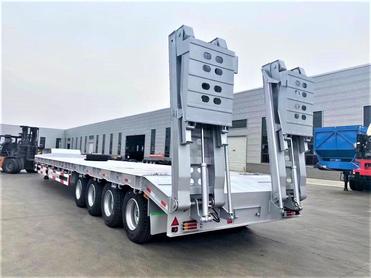 4 Axle 100 Ton Low Bed Semi Trailer - Semi-trailer low bed: gambar 5 4 Axle 100 Ton Low Bed Semi Trailer - Semi-trailer low bed: gambar 5