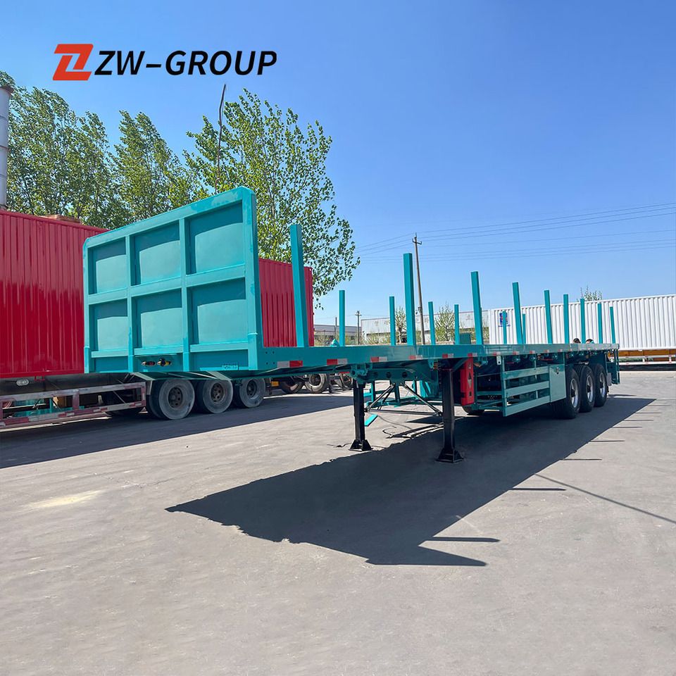 60ton 3 Axle Flatbed Trailer - Semi-trailer flatbed: gambar 4 60ton 3 Axle Flatbed Trailer - Semi-trailer flatbed: gambar 4