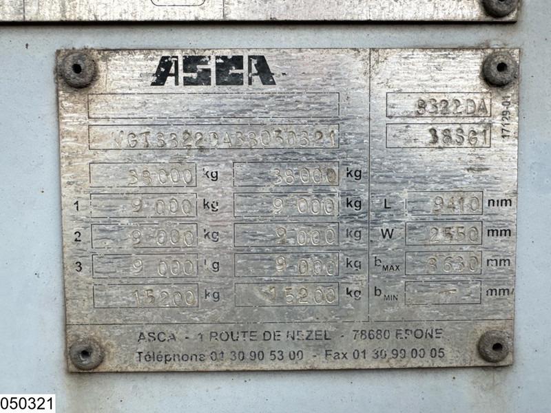 ASCA Chassis 20 / 30 ft - Semi-trailer pengangkut mobil: gambar 4 ASCA Chassis 20 / 30 ft - Semi-trailer pengangkut mobil: gambar 4