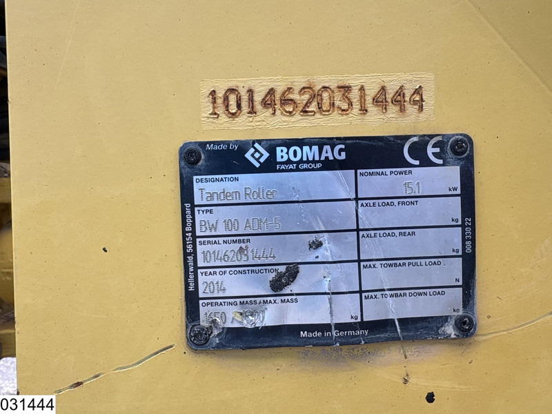 Bomag BW 100ADM-5 2207h, 15,1KW - Roller: gambar 5 Bomag BW 100ADM-5 2207h, 15,1KW - Roller: gambar 5