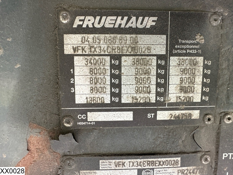 Fruehauf Tautliner - Semi-trailer dengan terpal samping: gambar 4 Fruehauf Tautliner - Semi-trailer dengan terpal samping: gambar 4