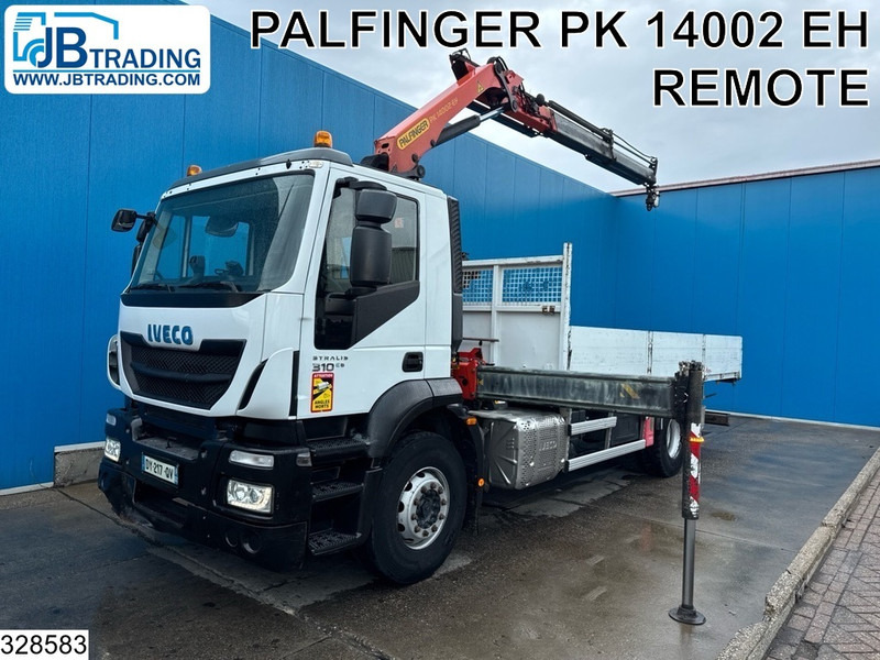 Iveco Stralis 310 EURO 6, Palfinger, Leaf spring - Truk flatbed, Truk derek: gambar 1 Iveco Stralis 310 EURO 6, Palfinger, Leaf spring - Truk flatbed, Truk derek: gambar 1