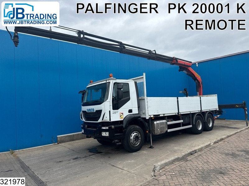 Iveco Trakker 410 6X4, EURO 6, Palfinger, Retarder, Steel suspension - Truk flatbed, Truk derek: gambar 1 Iveco Trakker 410 6X4, EURO 6, Palfinger, Retarder, Steel suspension - Truk flatbed, Truk derek: gambar 1