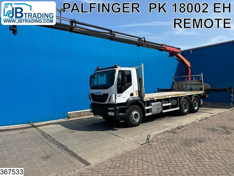 Iveco Trakker 410 6X4, EURO 6, Steel suspension, Retarder - Truk flatbed, Truk derek: gambar 1 Iveco Trakker 410 6X4, EURO 6, Steel suspension, Retarder - Truk flatbed, Truk derek: gambar 1