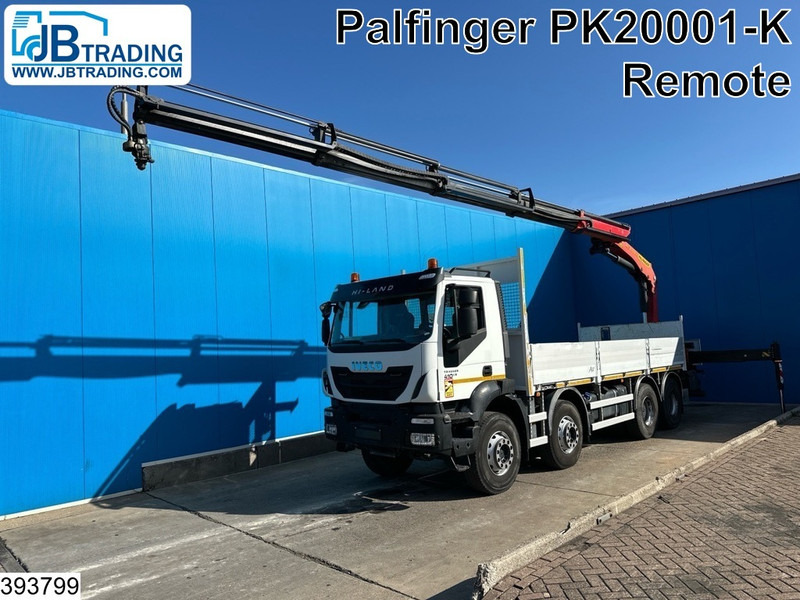 Iveco Trakker 410 8x4, EURO 6, Palfinger, Remote, Retarder - Truk flatbed, Truk derek: gambar 1 Iveco Trakker 410 8x4, EURO 6, Palfinger, Remote, Retarder - Truk flatbed, Truk derek: gambar 1