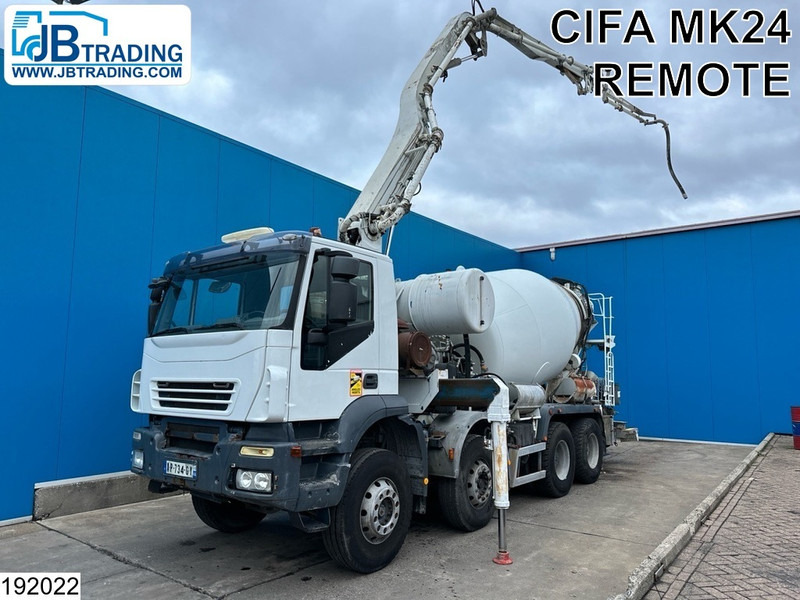 Iveco Trakker 410 EURO 4, Cifa MK24, 9m3 - Truk pompa beton: gambar 1 Iveco Trakker 410 EURO 4, Cifa MK24, 9m3 - Truk pompa beton: gambar 1