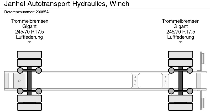 Semi-trailer autotransporter Janhel Autotransport Hydraulics, Winch: gambar 18 Semi-trailer autotransporter Janhel Autotransport Hydraulics, Winch: gambar 18