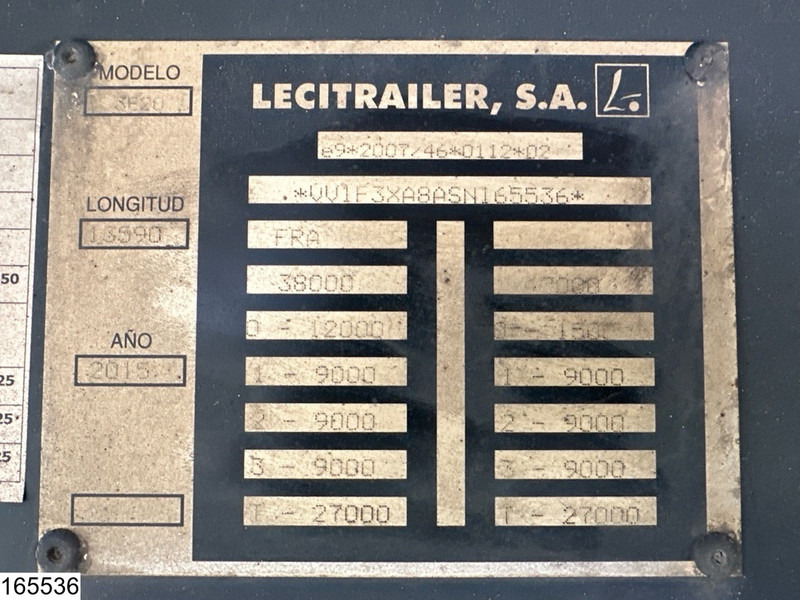 Lecitrailer Koel vries Carrier Vector 1950 MT , 2 Koelunits, Dhollandia - Semi-trailer berpendingin: gambar 4 Lecitrailer Koel vries Carrier Vector 1950 MT , 2 Koelunits, Dhollandia - Semi-trailer berpendingin: gambar 4